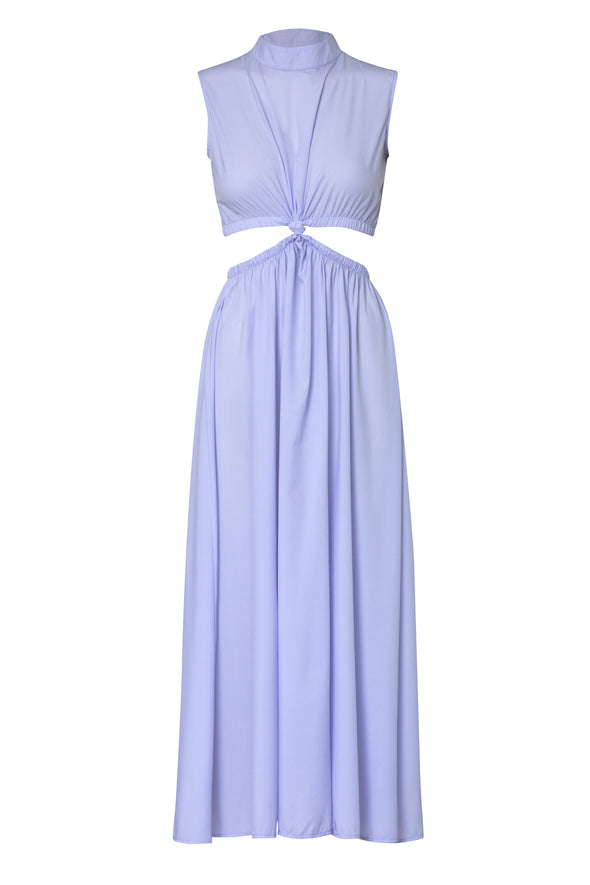 Periwinkle Lila Alicia Dress with Cut Outs