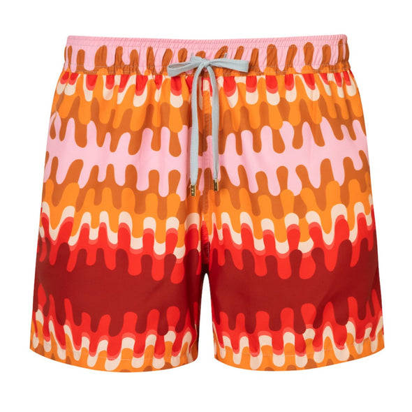 Neon Green Mini Coltrane Swim Shorts for Boys | Matching Swimsuits