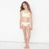 Lemon Stripe Terry Bikini for Girls