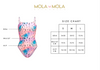 Mola Mola Sizing Chart for designer swimwear