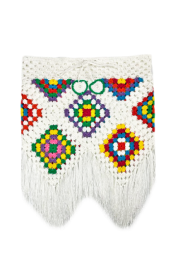 Tween white crochet grandma square skirt cover up | Kids' Swimsuits | Miami, FL & White Plains, NY