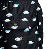 Close-up of sombrero print on the Portofino Men's designer swim trunks