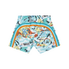 Marine Hawaii Print Swim Shorts for Boys